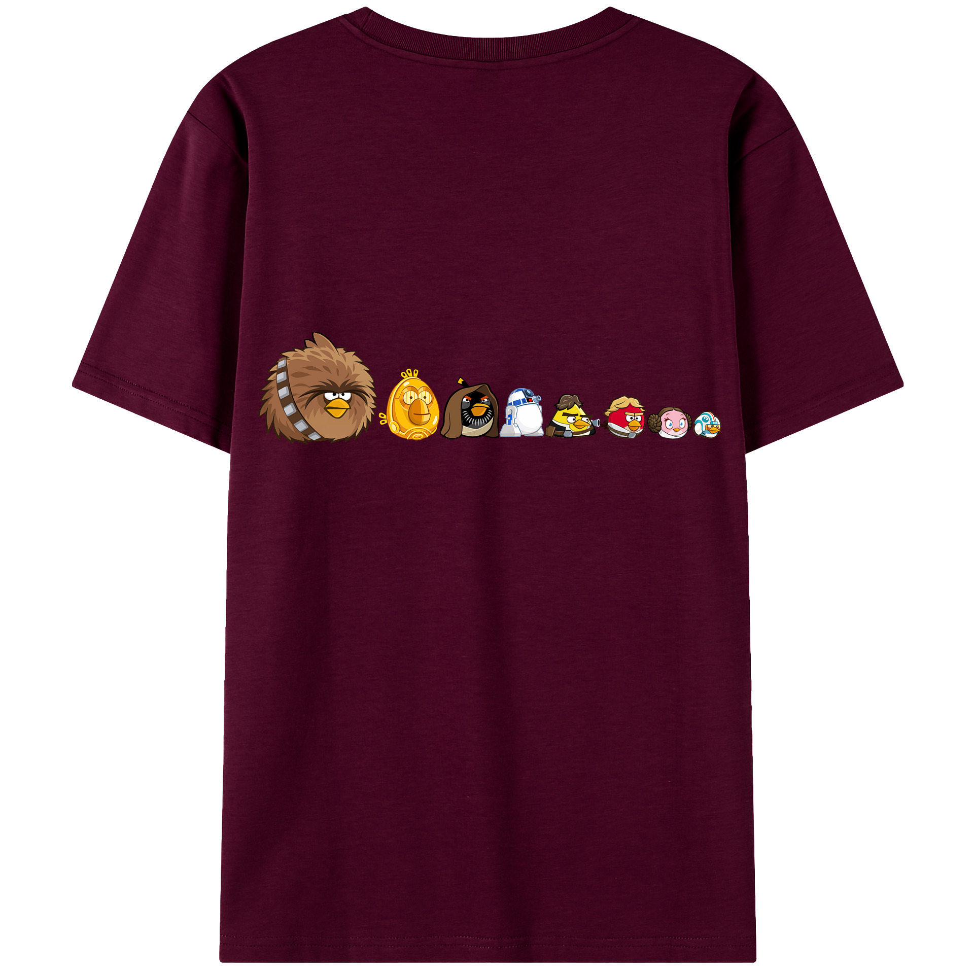 （画像用） Angry Birds アングリーバード レディース半袖Tシャツ(バックプリント)